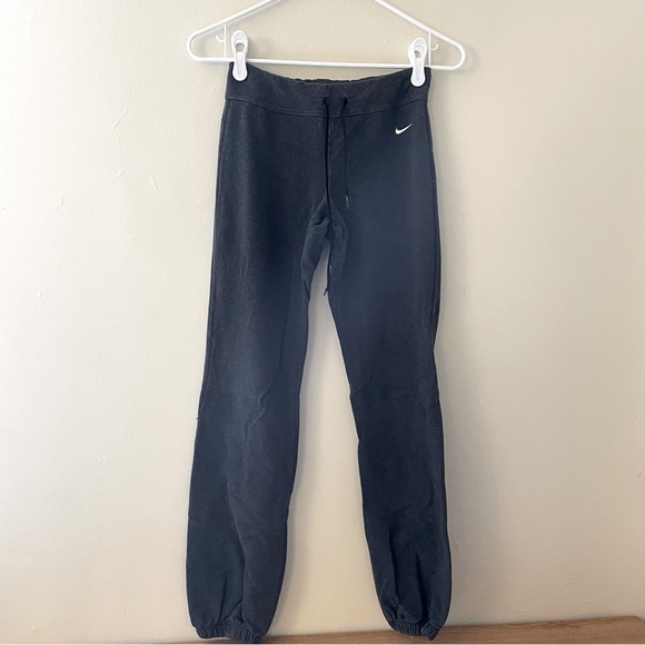 Nike Pants & Jumpsuits Nike Cotton Sweatpants Gray Elastic Ankle